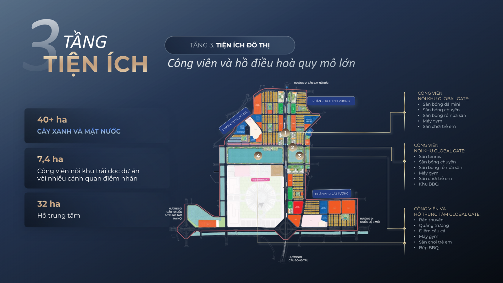 tiện ích Imperia Signature Cổ Loa