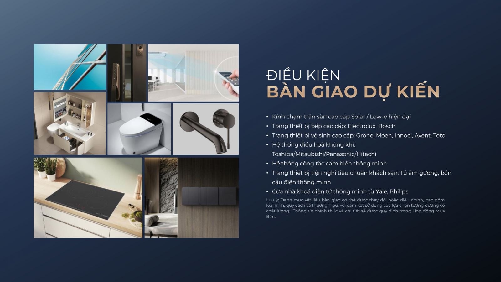 nội thất bàn giao Imperia Signature Cổ Loa